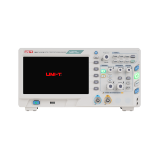 LAN-tietoverkko // Testaajat ja mittauslaitteet // Oscyloskop Uni-T UPO2102CS z wyświetlaczem wykonanym w technologii Ultra PHOSPHOR
