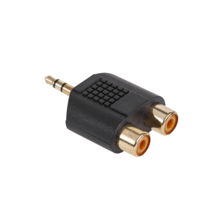 Liittimet // Different Audio, Video, Data connection plug and sockets // Złącze JACK 3.5-2xGN.RCA złote
