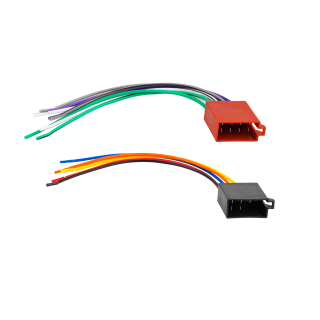 Car and Motorcycle Products, Audio, Navigation, CB Radio // Car Electronics Components : Installation Cables : Fuses : Connectors // ISO Gniazdo głoś. i zasil.luz