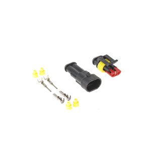 Car and Motorcycle Products, Audio, Navigation, CB Radio // Car Electronics Components : Installation Cables : Fuses : Connectors // Złącze hermetyczne sam. x2 Superseal 1,5