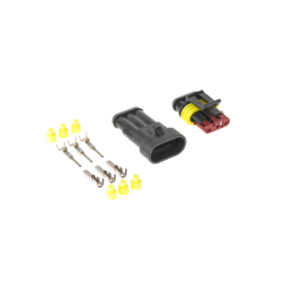 Car and Motorcycle Products, Audio, Navigation, CB Radio // Car Electronics Components : Installation Cables : Fuses : Connectors // Złącze hermetyczne sam. x3 Superseal 1,5