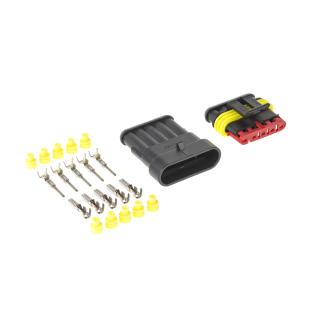 Car and Motorcycle Products, Audio, Navigation, CB Radio // Car Electronics Components : Installation Cables : Fuses : Connectors // Złącze hermetyczne sam. x5 Superseal 1,5