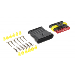 Car and Motorcycle Products, Audio, Navigation, CB Radio // Car Electronics Components : Installation Cables : Fuses : Connectors // Złącze hermetyczne sam. x6 Superseal 1,5