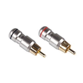 Liittimet // Different Audio, Video, Data connection plug and sockets // Wtyk RCA metalowy HD-287