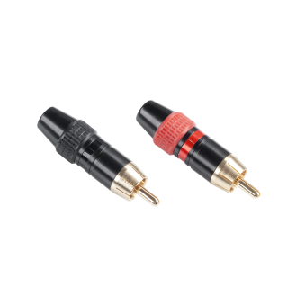 Разъeмы // Different Audio, Video, Data connection plug and sockets // Wtyk RCA metalowy HD-290