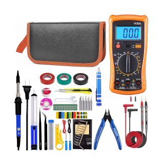 Electric Materials // Soldering Irons | Soldering stations | Soldering tin // Zestaw lutowniczy duży etui E6180
