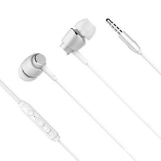 Headphones and Headsets // Headsets // Słuchawki dokanałowe z mikrofonem Kruger&amp;Matz B1 białe