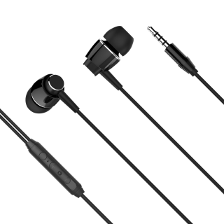 Headphones and Headsets // Headsets // Słuchawki dokanałowe z mikrofonem Kruger&amp;Matz B1 czarne