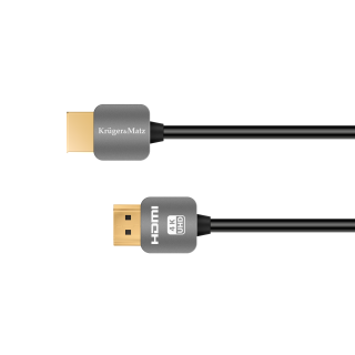 Coaxial cable networks // Video Adapters | HDMI adapters | DVI adapters // Kabel HDMI - HDMI wtyk-wtyk (A-A) 3.0m Kruger&amp;Matz 4K