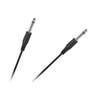 Koaksialinių kabelių sistemos // HDMI, DVI, AUDIO jungiamieji laidai ir priedai // Kabel  Jack 6.3 - Jack 6.3 MONO 1m