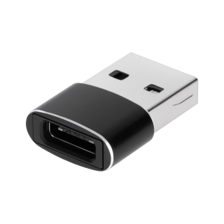 SALE // Adapter przejściówka USB - USB Typu C czarny