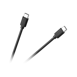 Planšetdatori un aksesuāri // USB Kabeļi // Kabel połączeniowy USB C - USB C  1m
