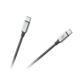 Tabletit ja tarvikkeet // USB-kaapelit // Kabel USB typu C - USB typu C 65W REBEL 100 cm