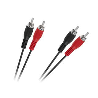 Koaksiālo kabeļi 75 Ohm, 50 Ohm un Televīzijas aksesuāri // HDMI, DVI, Audio savienotājkabeļi un aksesuāri // Kabel 2 x RCA - 2 x RCA 1,8m