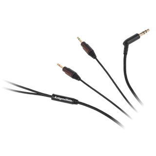 Audio and HiFi sistēmas // Austiņas ar mikrofonu // Kabel nylonowy do słuchawek Kruger&amp;Matz