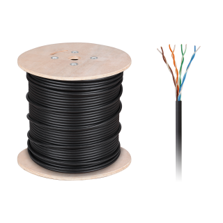 LAN Data Network // LAN Ethernet cables UTP, FTP, S/FTP // Kabel komputerowy miedziany - skrętka UTPCat5e + żel