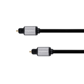 Koaksialinių kabelių sistemos // HDMI, DVI, AUDIO jungiamieji laidai ir priedai // Kabel optyczny 10m Kruger&amp;Matz Basic