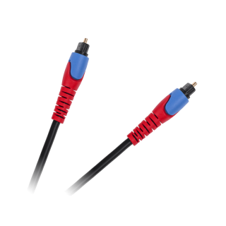 Koaksialinių kabelių sistemos // HDMI, DVI, AUDIO jungiamieji laidai ir priedai // Kabel optyczny 1,0m Cabletech standard