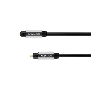 Coaxial cable networks // HDMI, DVI, AUDIO connecting cables and accessories // Kabel optyczny toslink-toslink 3.0m Kruger&amp;Matz