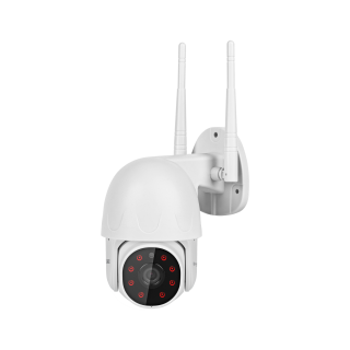 Vaizdo stebėjimo sistemos // Atskiros 4G ir Wifi vaizdo stebėjimo kameros su įmontuotomis baterijomis // Kamera Wi-Fi zewnętrzna Kruger&amp;Matz Connect C30 Tuya