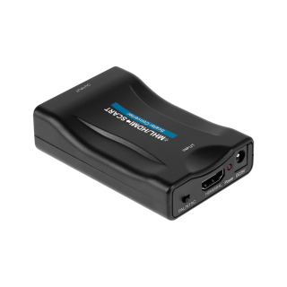 Liittimet // Different Audio, Video, Data connection plug and sockets // Konwerter HDMI --&gt; SCART aktywny