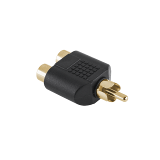 Connectors // Different Audio, Video, Data connection plug and sockets // Złącze wt. RCA-2xgn.RCA GOLD