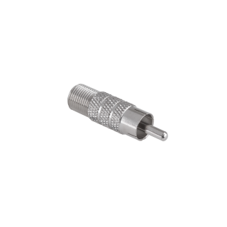 Coaxial cable networks // Connectors, accessories and tools for coaxial cables // Złącze WT.RCA-GN.F METAL CU