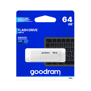 Ulkoiset tietovälineet // USB-muistitikut // Pendrive Goodram USB 2.0 64GB biały