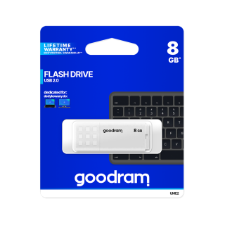 Ārējās datu glabāšanas iekārtas // USB Flash Atmiņa // Pendrive Goodram USB 2.0 8GB biały