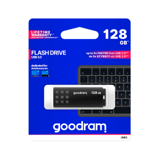 Ārējās datu glabāšanas iekārtas // USB Flash Atmiņa // Pendrive Goodram USB 3.2 128GB czarny