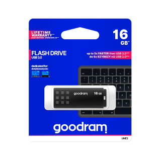 Ārējās datu glabāšanas iekārtas // USB Flash Atmiņa // Pendrive Goodram USB 3.2 16GB czarny