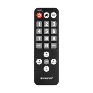 TV and Home Cinema // Media, DVD Players, Receivers // Pilot DVB-T dla seniora uniwersalny