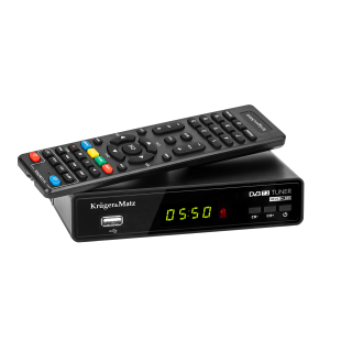 TV and Home Cinema // Media, DVD Players, Receivers // Tuner DVB-T2 H.265 HEVC Kruger&amp;Matz