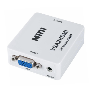 Coaxial cable networks // HDMI, DVI, AUDIO connecting cables and accessories // Złącze adapter VGA+audio - HDMI