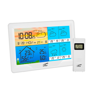 LAN Data Network // Testers and measuring equipment // Stacja pogodowa SMART z kolorowym wyś.biała TYUA LXSTP08BS