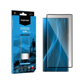 Mobile Phones and Accessories // Phone Screen Protectors // Szkło ochronne MyScreen DIAMOND GLASS edge3D czarne Samsung Galaxy S22 Ultra