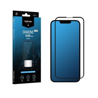 Mobile Phones and Accessories // Phone Screen Protectors // Szkło ochronne MyScreen DIAMOND GLASS LITE edge FULL GLUE czarne Apple iPhone 13 Mini 5.4&quot;