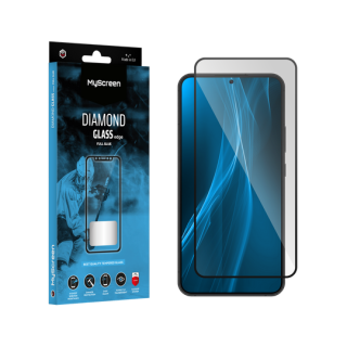Mobile Phones and Accessories // Phone Screen Protectors // Szkło ochronne MyScreen DIAMOND GLASS LITE edge FULL GLUE czarne Samsung Galaxy S22/S23
