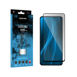 Mobile Phones and Accessories // Phone Screen Protectors // Szkło ochronne MyScreen DIAMOND GLASS LITE edge FULL GLUE czarne Samsung Galaxy S23 FE