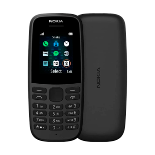 Mobilie Telefoni un aksesuāri // Viedtālruņi // Telefon GSM Nokia 105 czarny