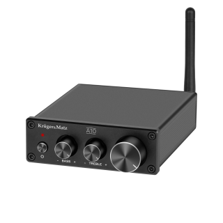 TV, ääni- ja videolaitteet // Kotiteatterilaitteet ja äänentoistolaitteeet // Wzmacniacz stereo Kruger&amp;Matz model A10