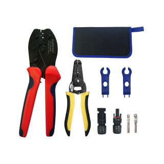 Produktai namams ir sodui // Rankiniai įrankiai ir rankinių įrankių komplektai // Zestaw narzędzi solarnych MC4 PV E6108