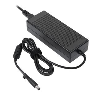 Primary batteries, rechargable batteries and power supply // Power supply unit / charger for laptop, tablet // Zasilacz Quer z kablem zasilającym do laptopa HP Compaq 120 W / 18,5 V / 6,5 A / 7,4x5 mm