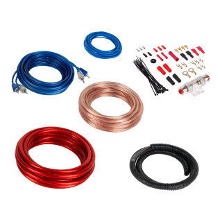 Car and Motorcycle Products, Audio, Navigation, CB Radio // Car Electronics Components : Installation Cables : Fuses : Connectors // Zestaw montażowy do wzmacniaczy Kruger&amp;Matz KM0010