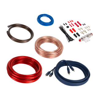 Car and Motorcycle Products, Audio, Navigation, CB Radio // Car Electronics Components : Installation Cables : Fuses : Connectors // Zestaw montażowy do wzmacniaczy Kruger&amp;Matz KM0011