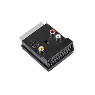 Connectors // Different Audio, Video, Data connection plug and sockets // Złącze Euro S-19 3xGN.RCA+SVHS+prz.