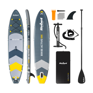 For sports and active recreation // Water Sport and Atractions // Deska SUP REBEL ACTIVE pompowana 350x81x15cm , zestaw