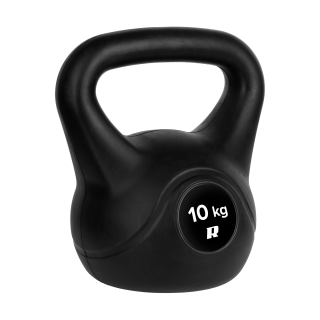 For sports and active recreation // Sport Equipment // Kettlebell bitumiczny 10kg, REBEL ACTIVE