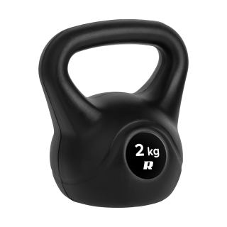 For sports and active recreation // Sport Equipment // Kettlebell bitumiczny 2kg, REBEL ACTIVE