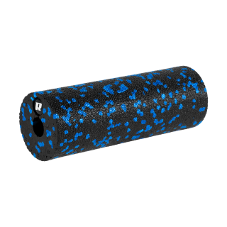 Isikliku hoolduse tooted // Masseerijad // Mini wałek do masażu, roller piankowy gładki 5x15cm, kolor czarno-niebieski, materiał EPP, REBEL ACTIVE